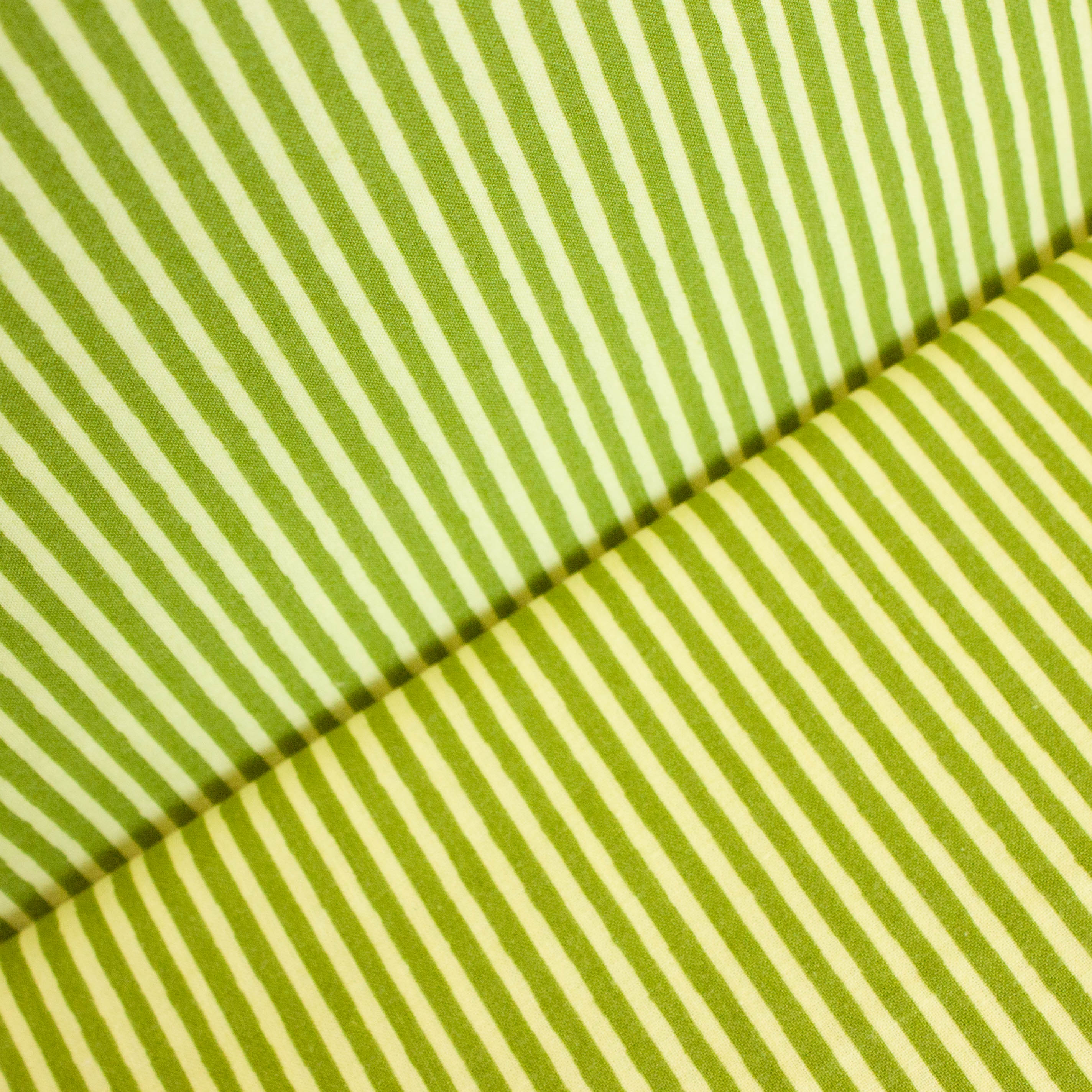 katoen groen met groene strepen